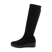 Black Faux Suede