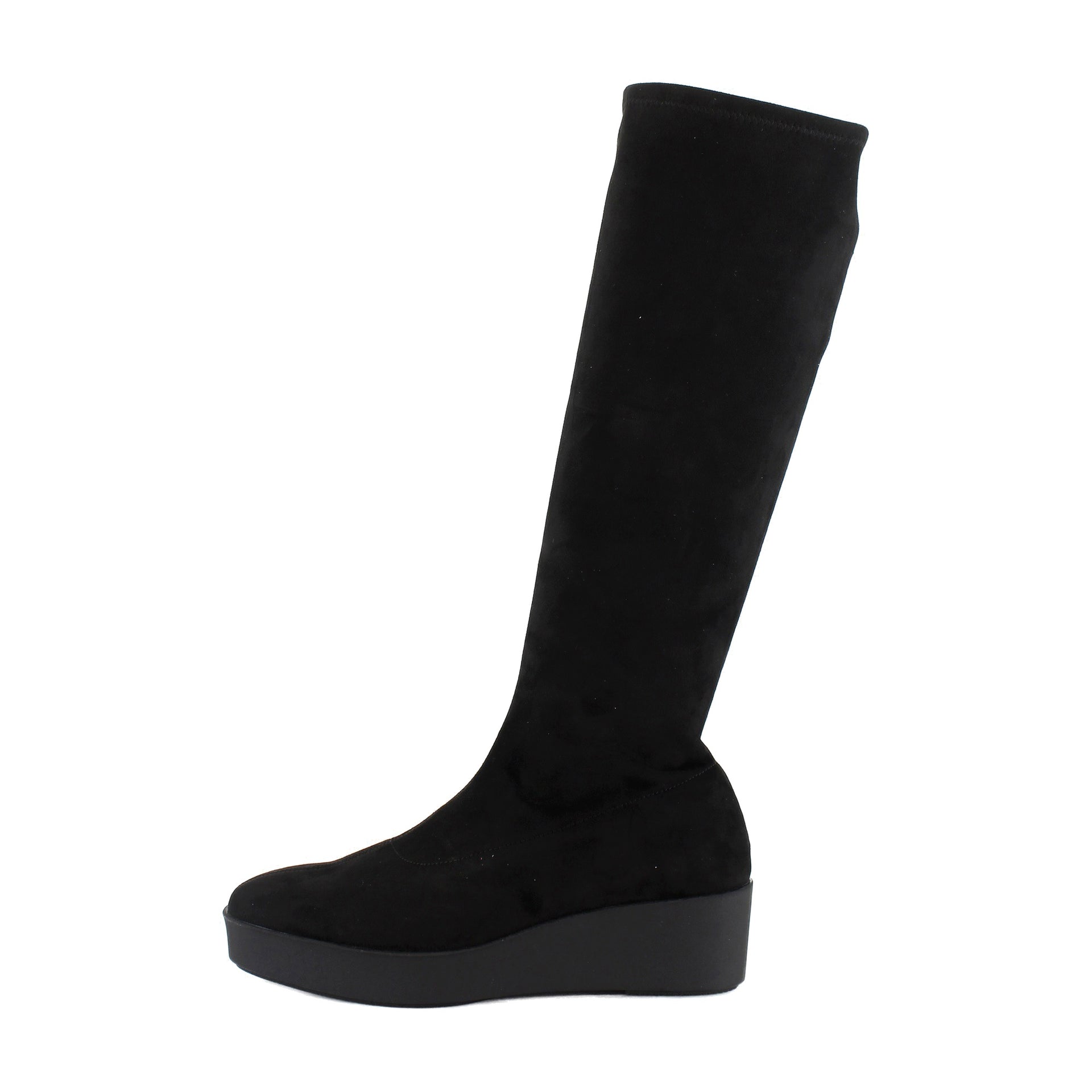 Black Faux Suede