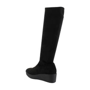 Black Faux Suede