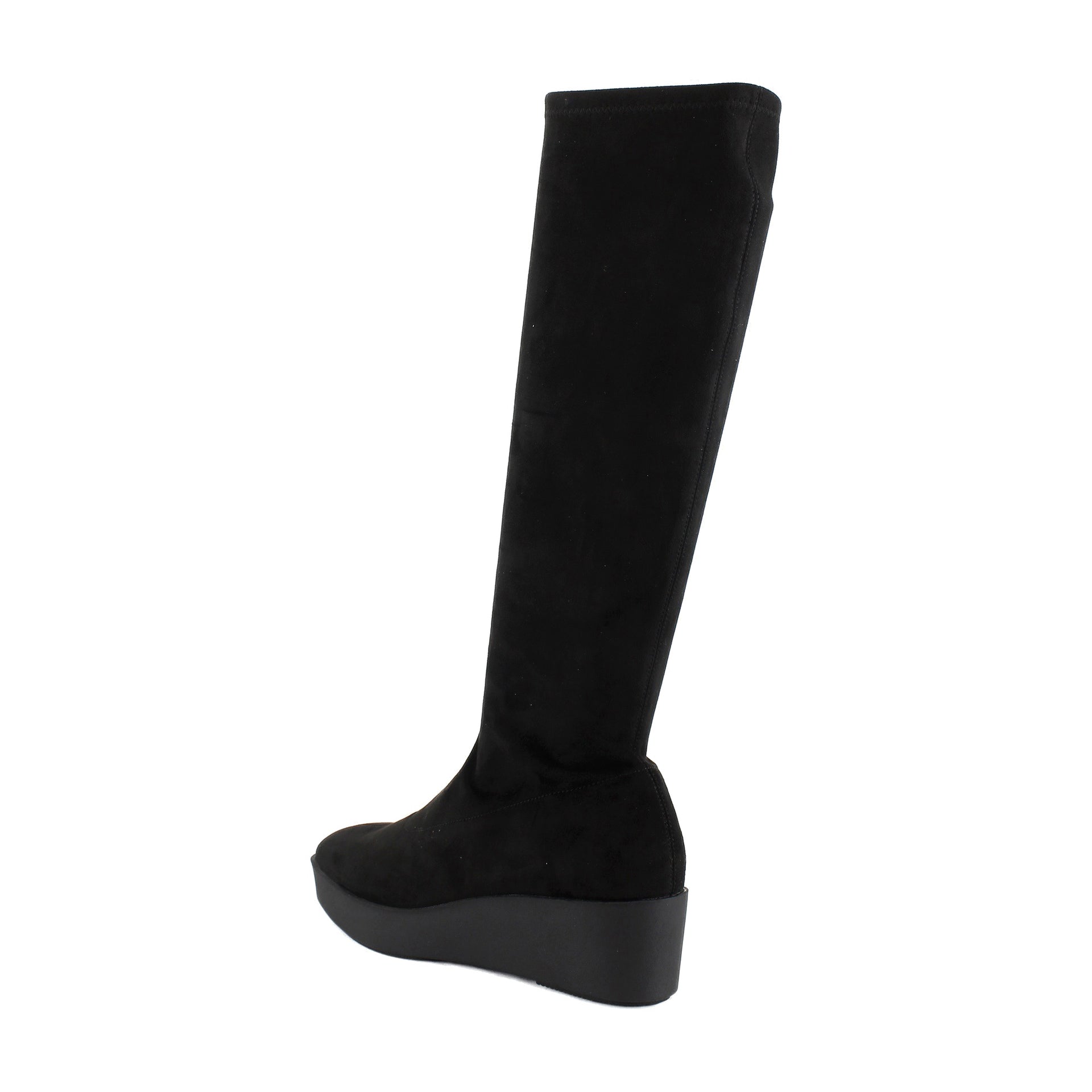 Black Faux Suede