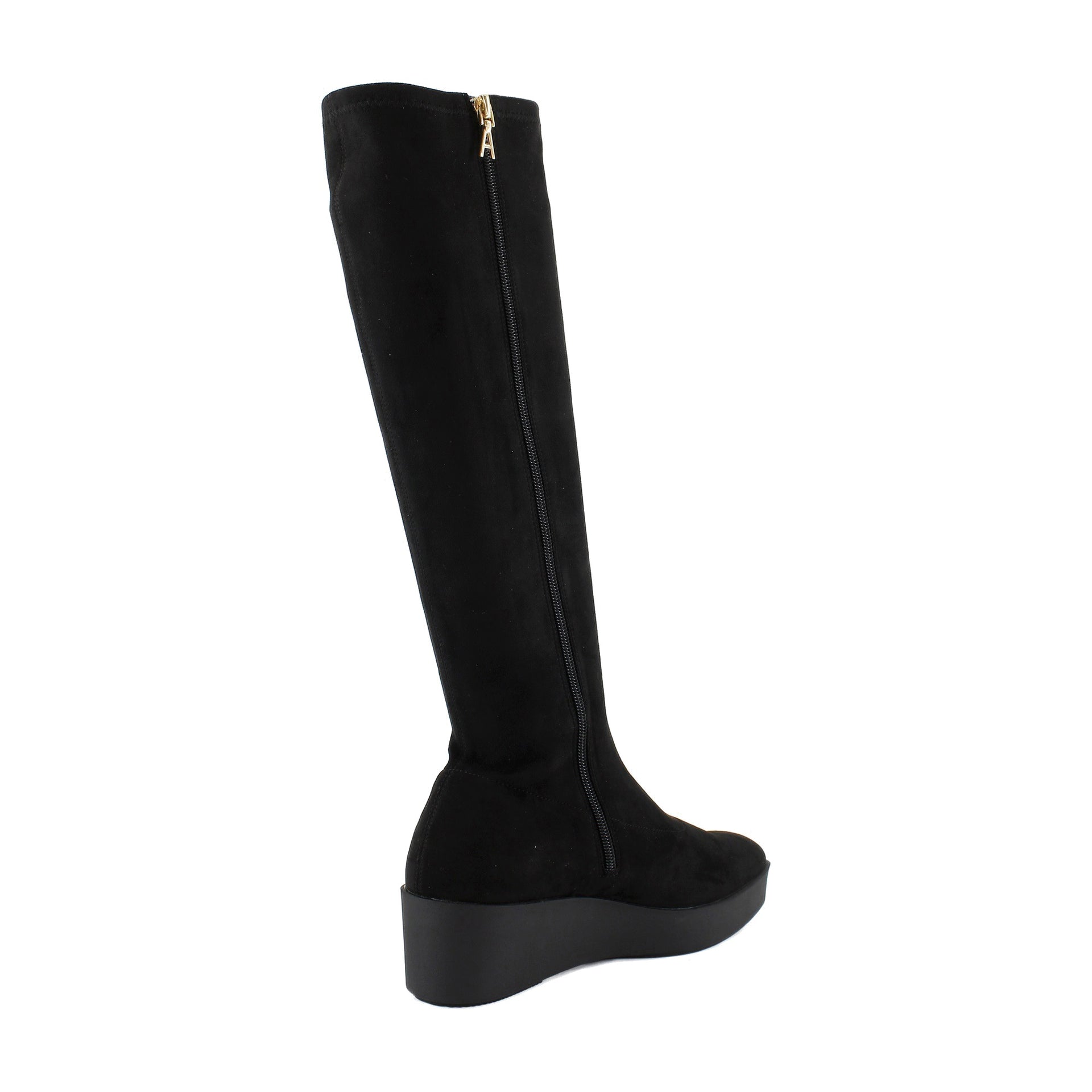 Black Faux Suede