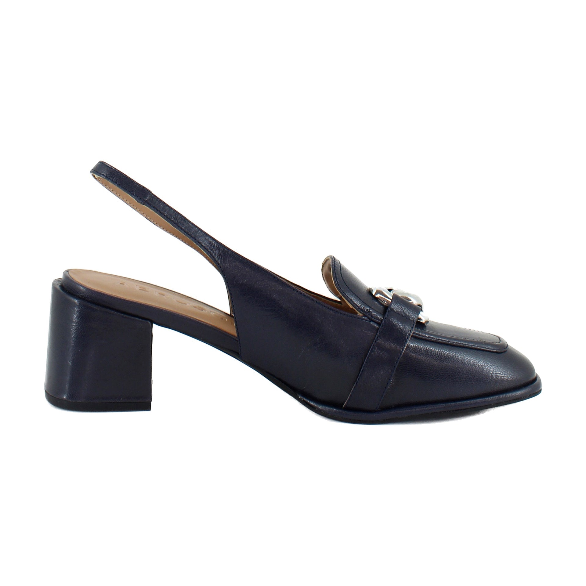 Navy Leather