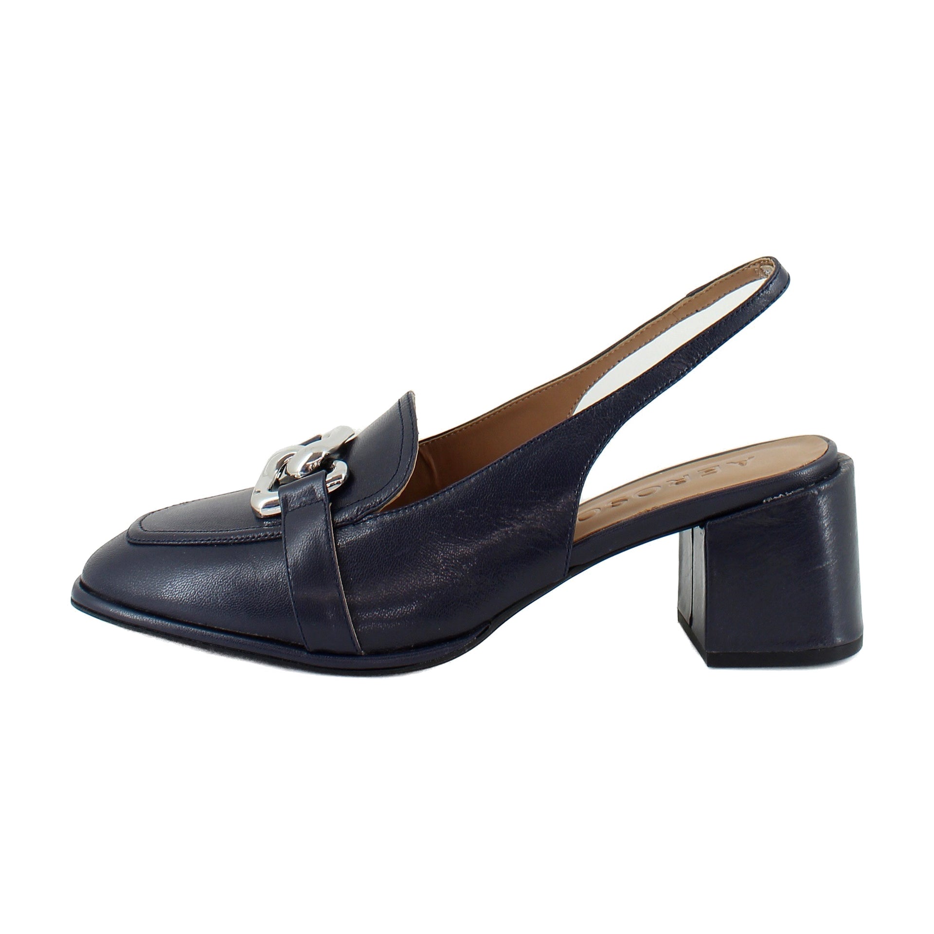 Navy Leather