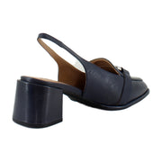 Navy Leather