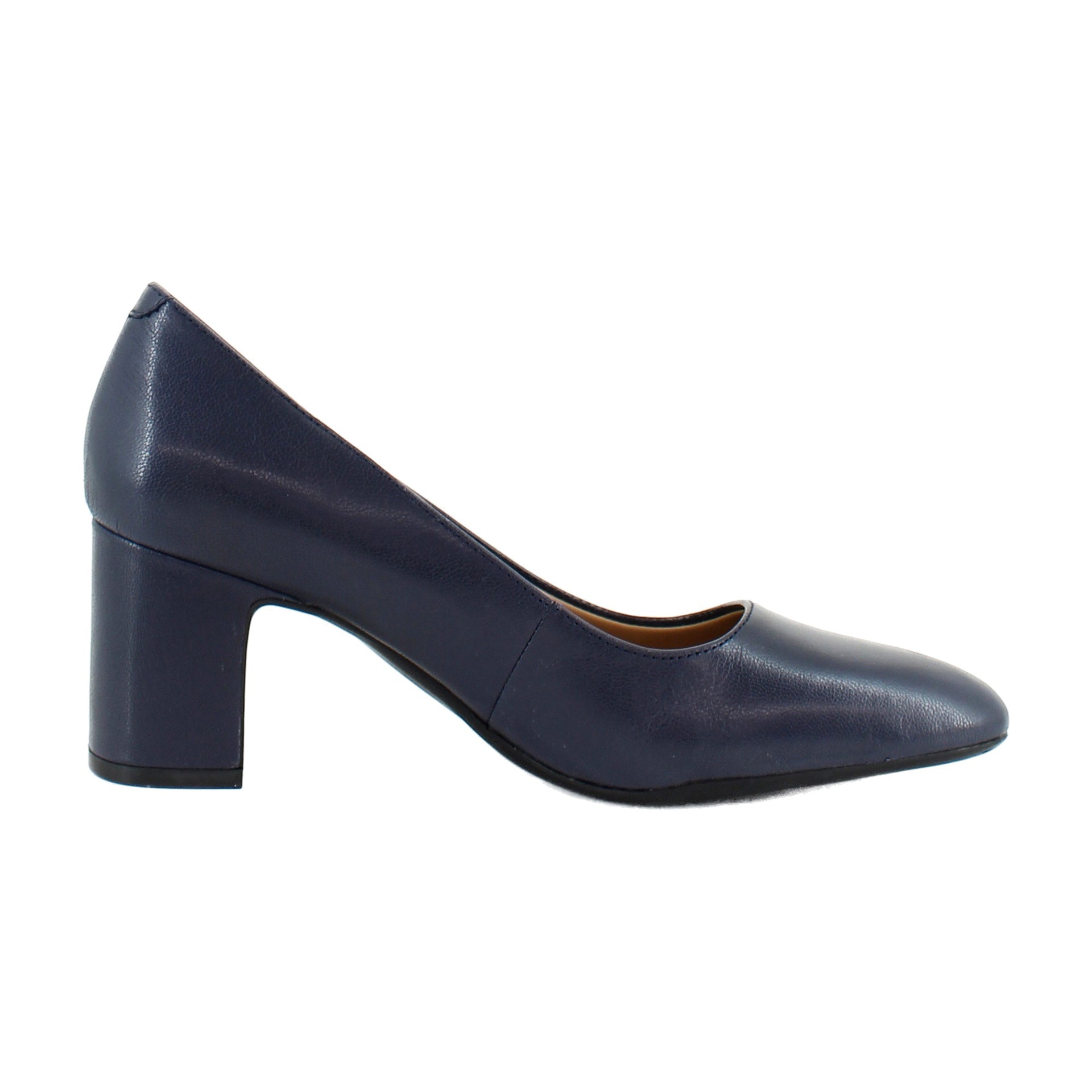 Navy Leather