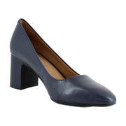 Navy Leather