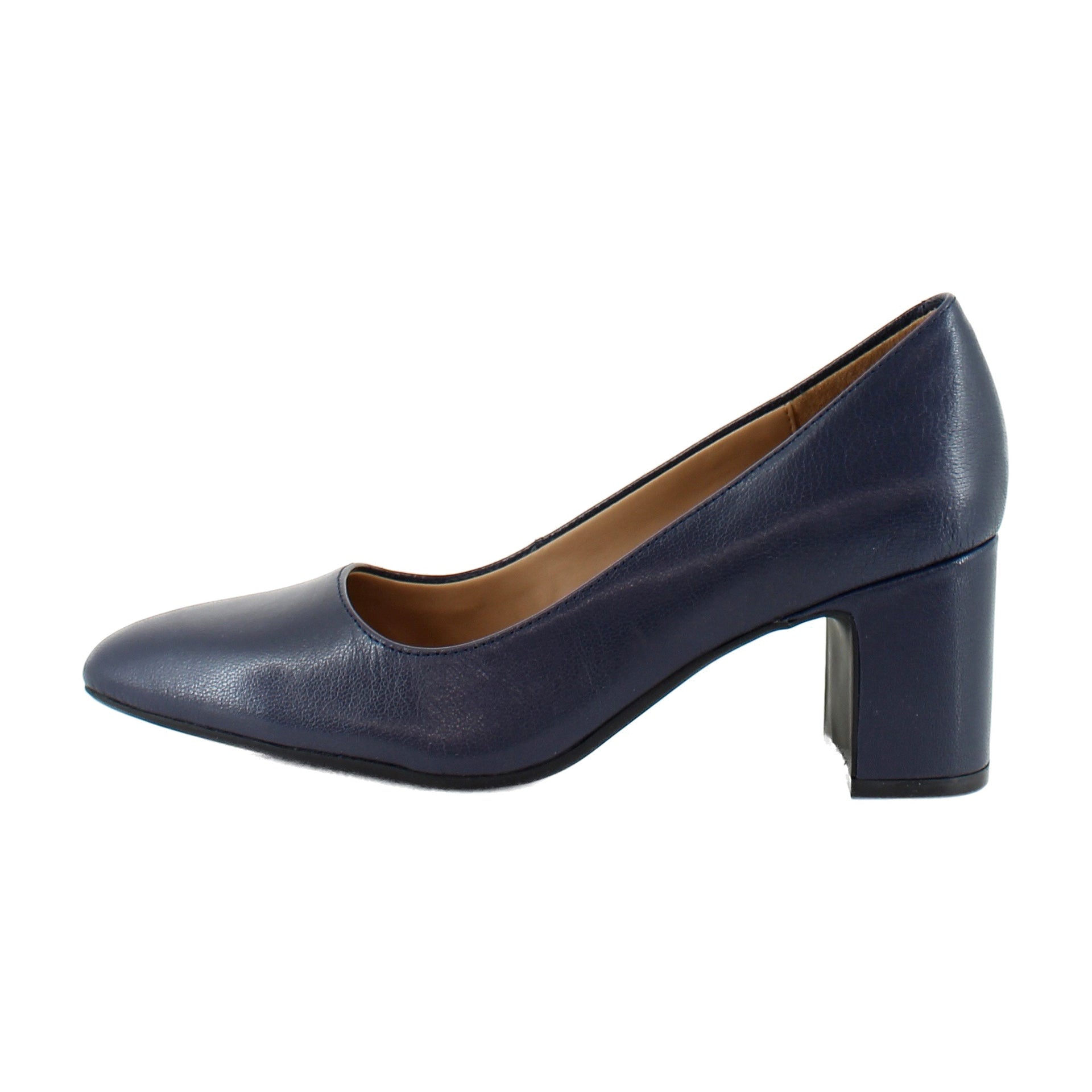 Navy Leather