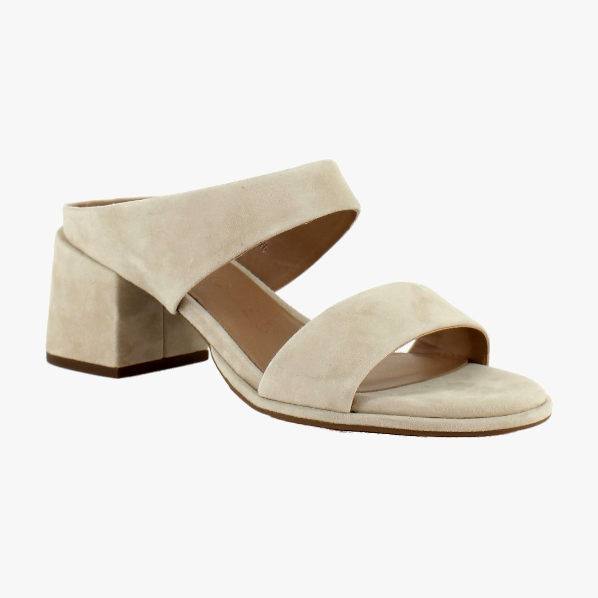 Pale Khaki Suede