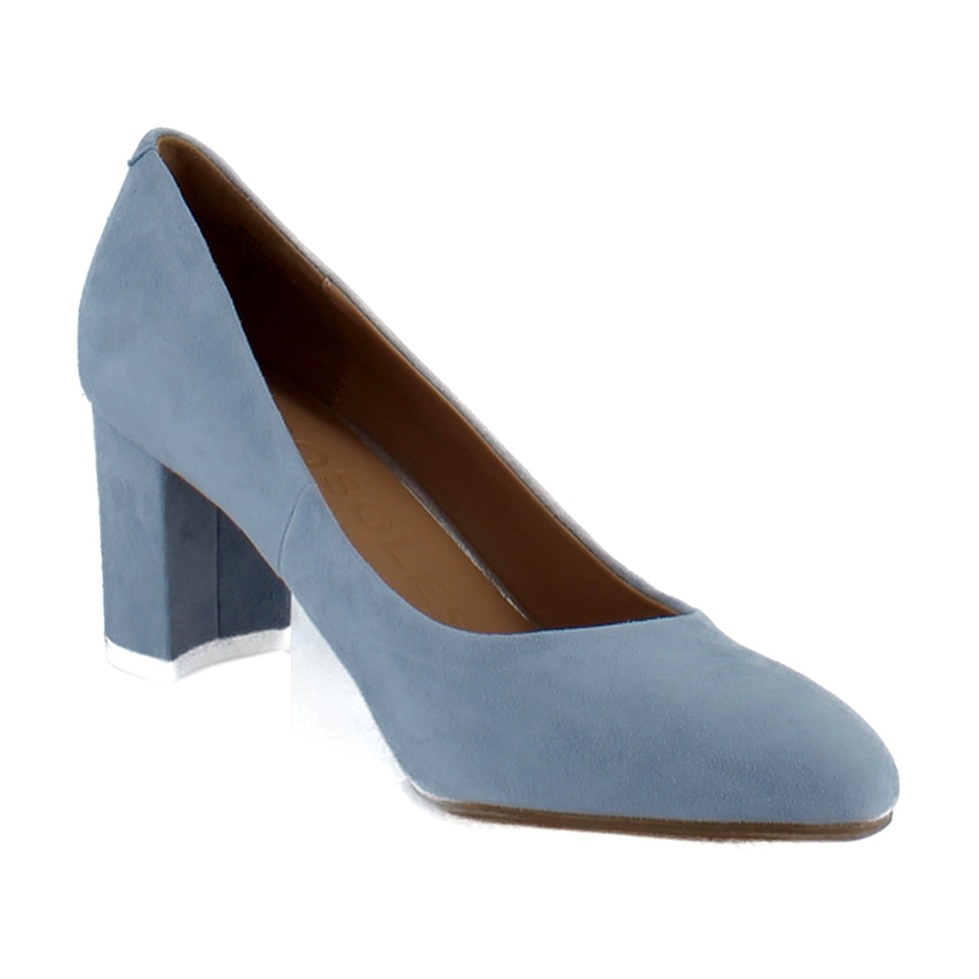 Dusty Blue Suede
