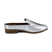 Silver Faux Leather