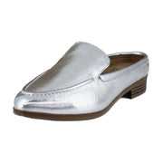 Silver Faux Leather