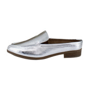Silver Faux Leather