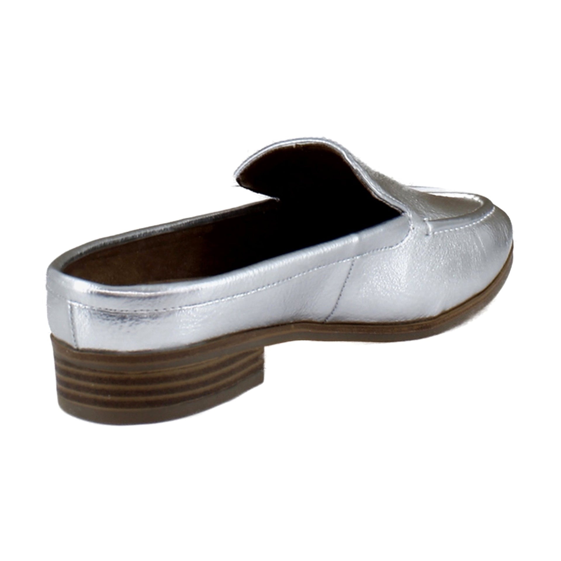 Silver Faux Leather