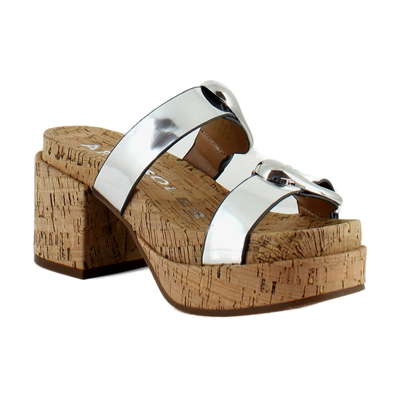 Silver Mirror Metallic Pu