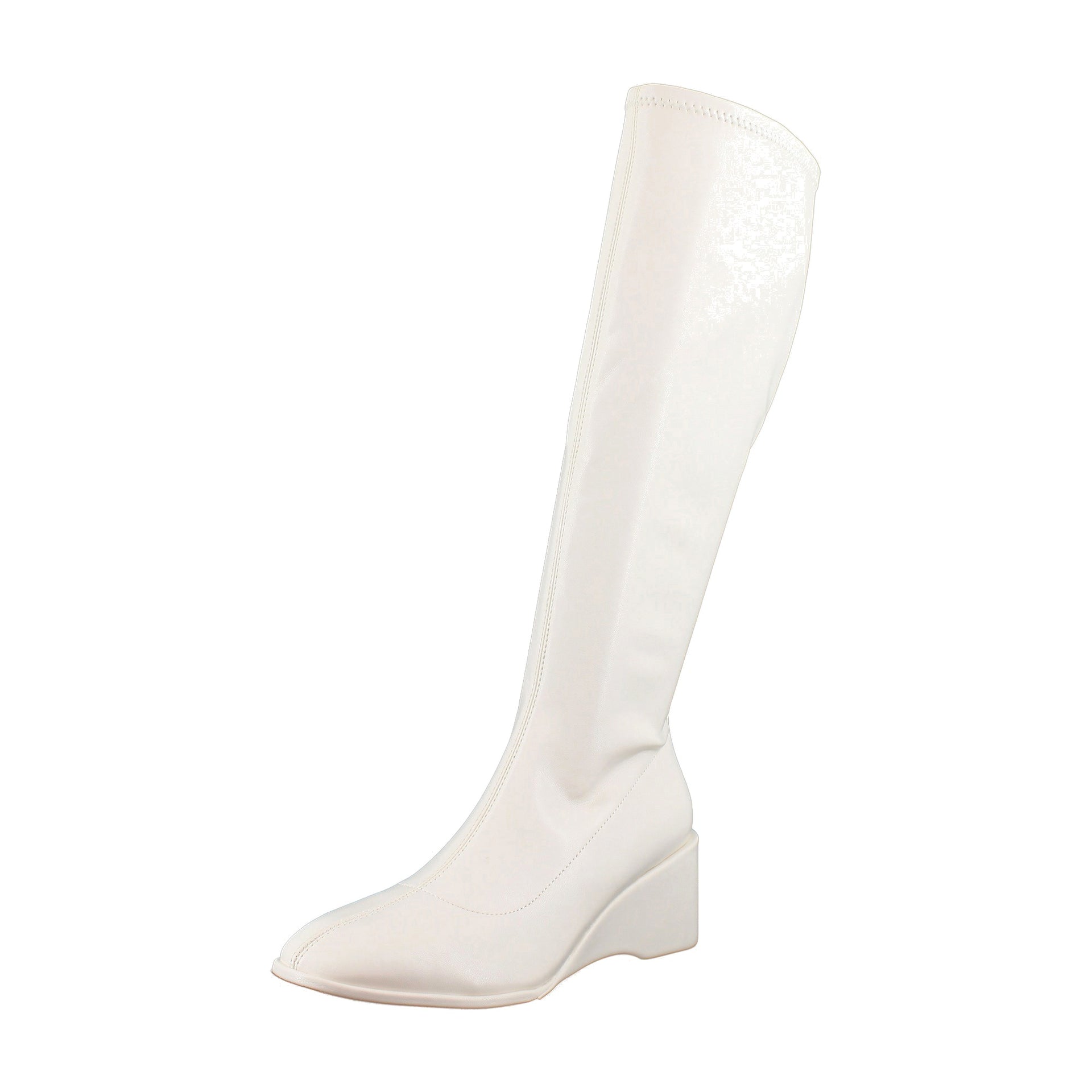Eggnog Stretch Faux Leather