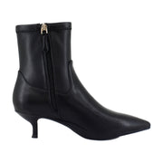 Black Stretch Faux Leather