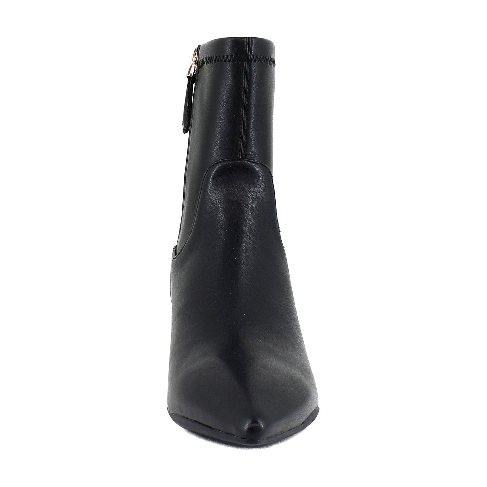 Black Stretch Faux Leather