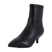 Black Stretch Faux Leather