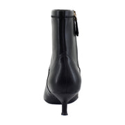 Black Stretch Faux Leather