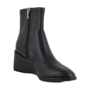 Black Stretch Faux Leather