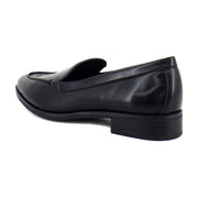 Black Burnished Faux Leather