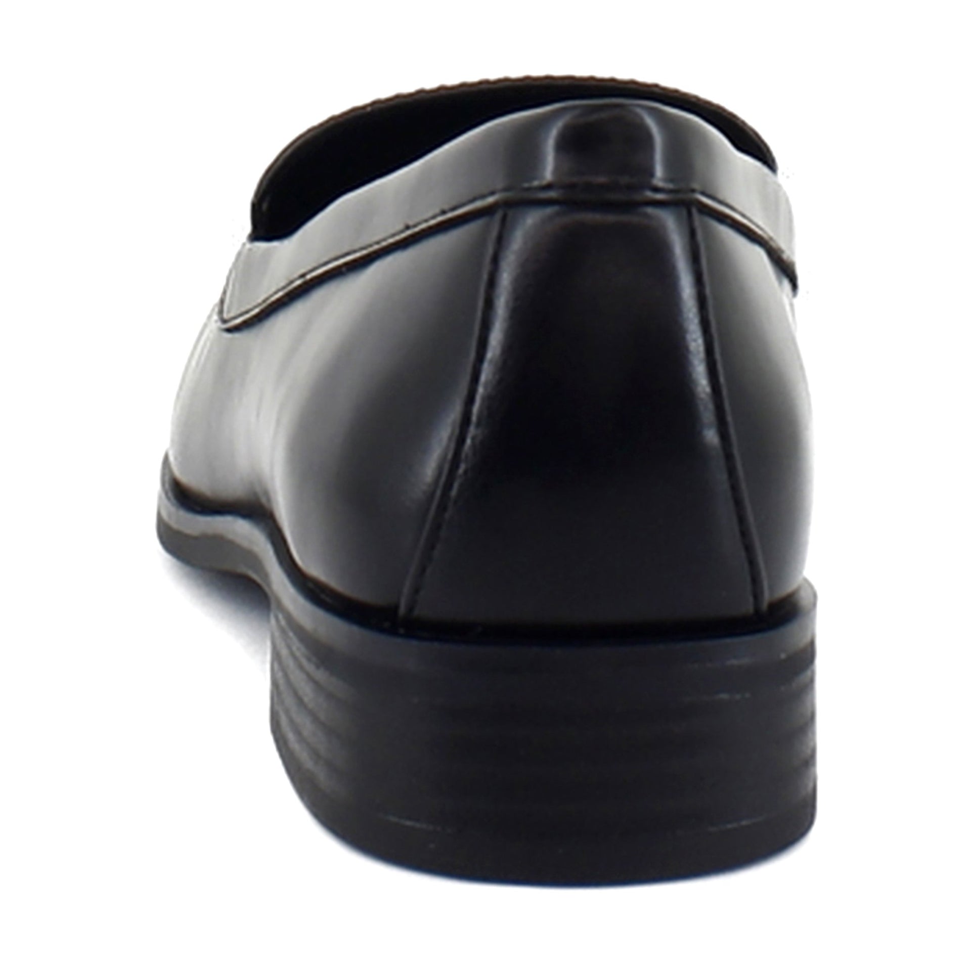 Black Burnished Faux Leather