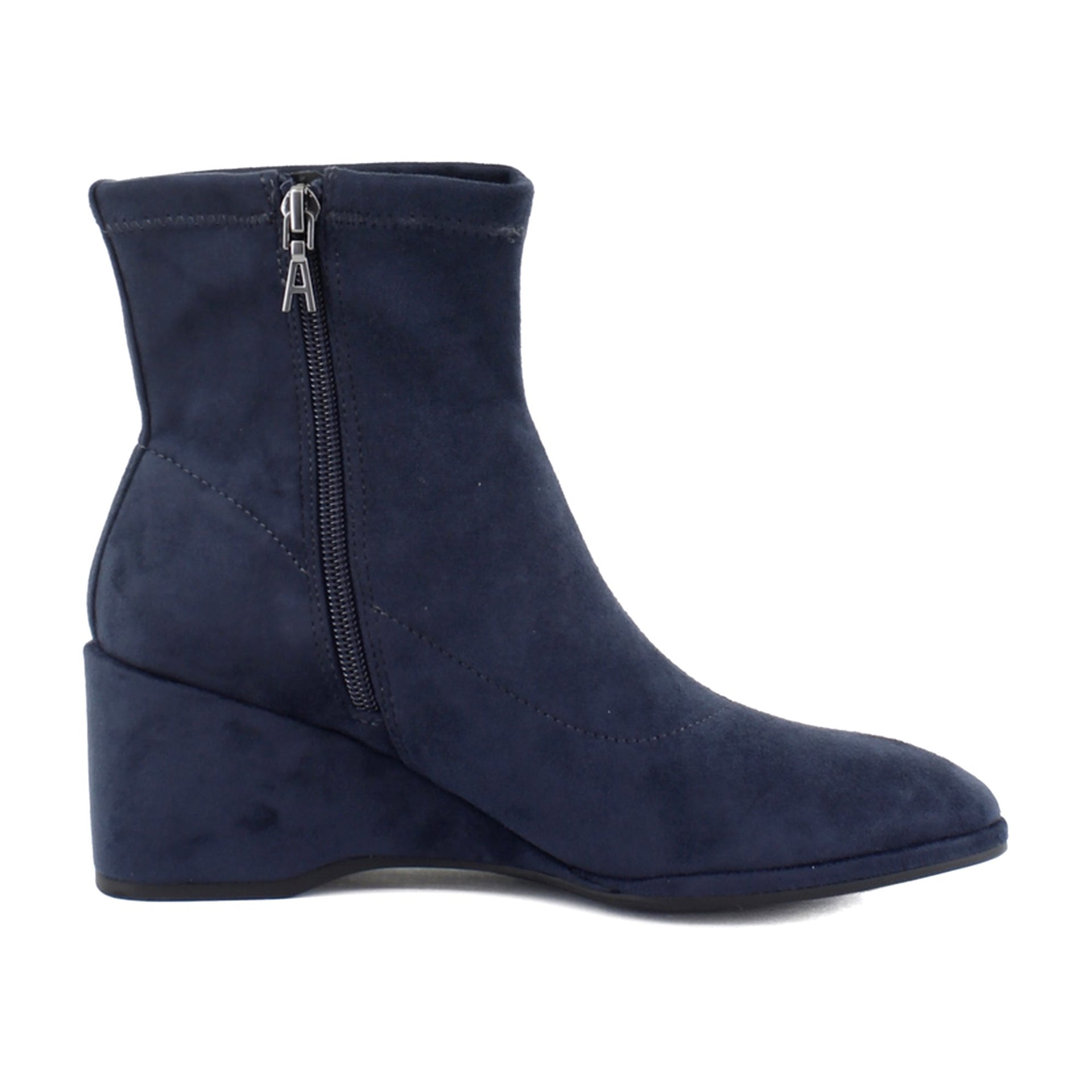 Navy Faux Suede