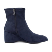 Navy Faux Suede