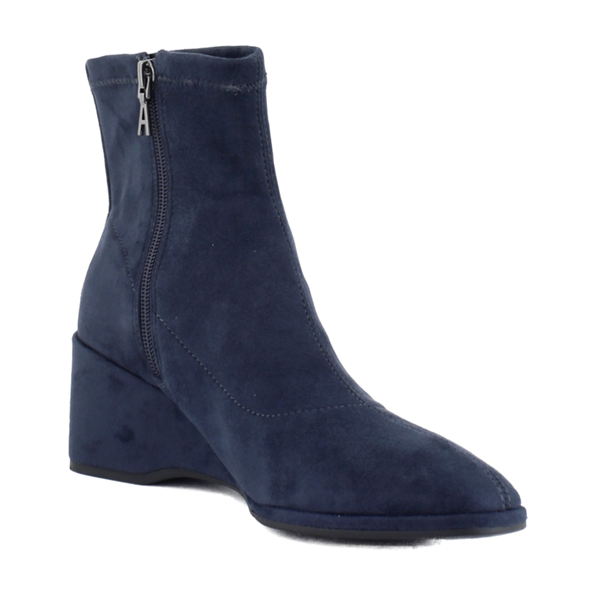 Navy Faux Suede