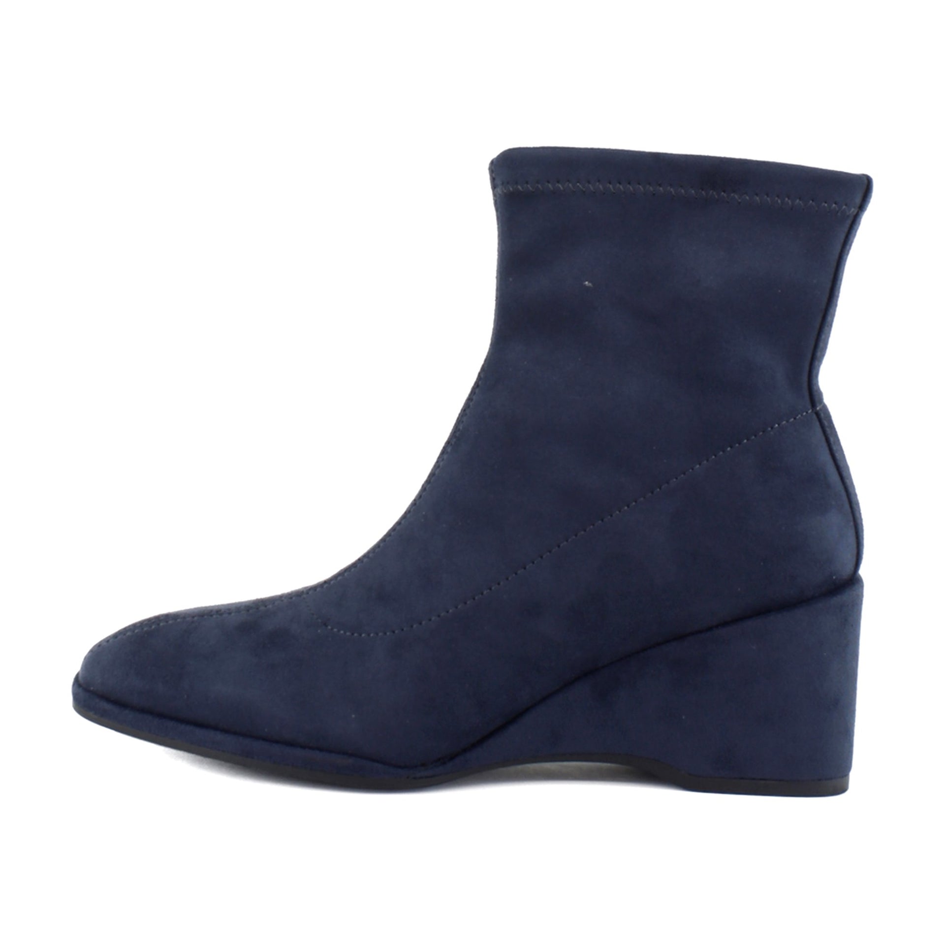 Navy Faux Suede
