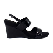 Black Patent Faux Leather