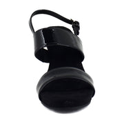 Black Patent Faux Leather