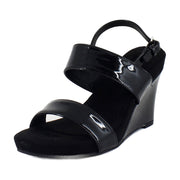Black Patent Faux Leather