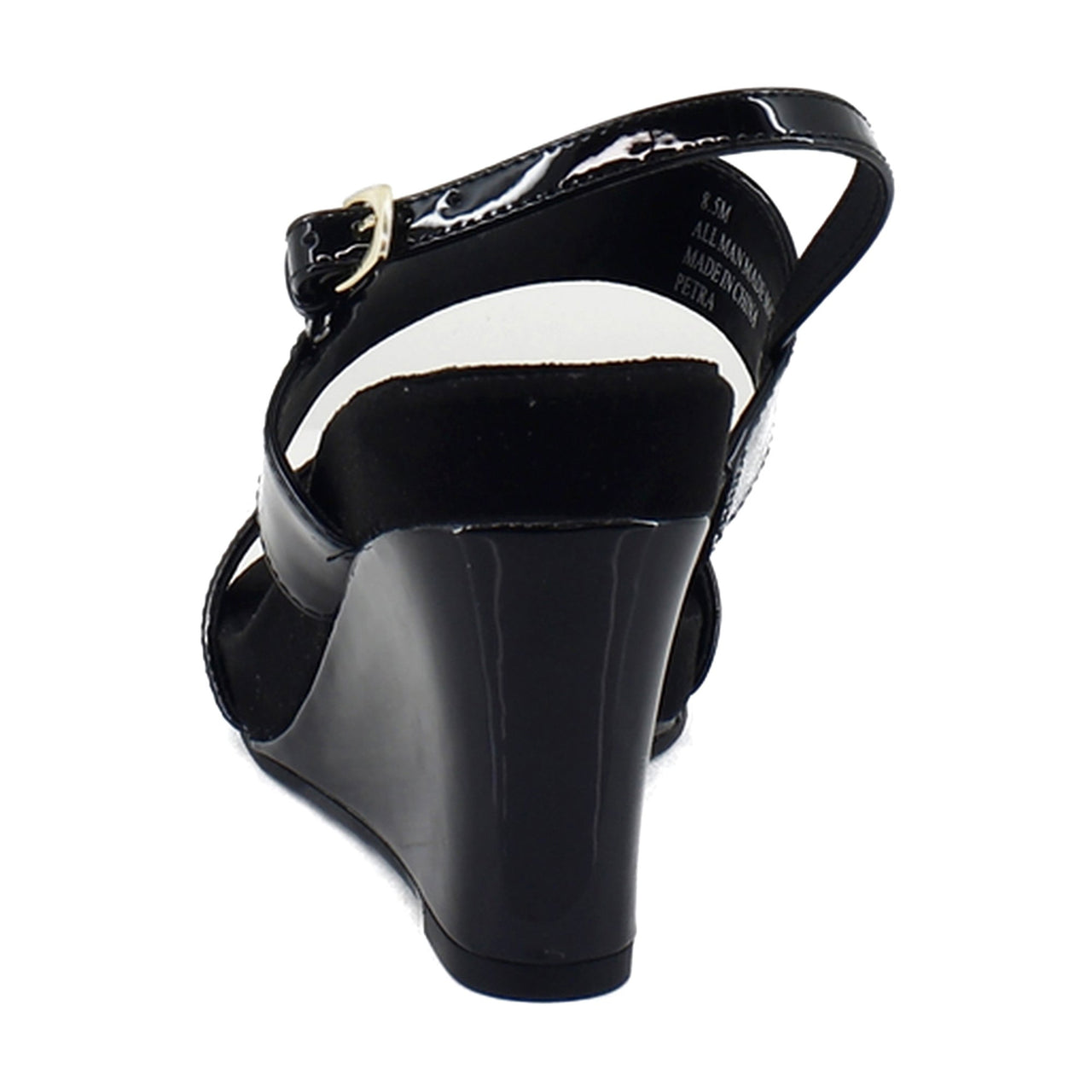 Black Patent Faux Leather