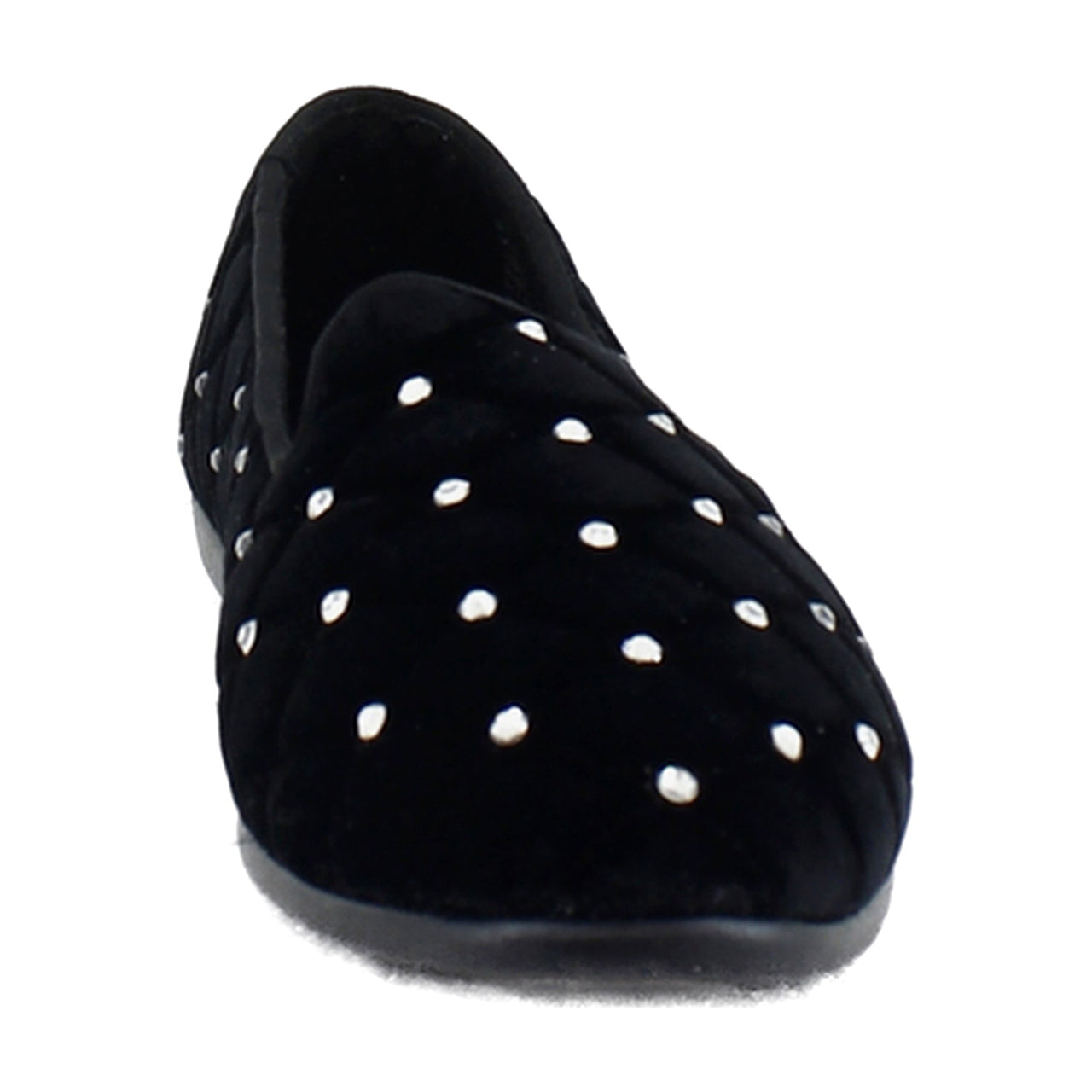 Black Quilted Velvet