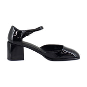 Black Patent Faux Leather