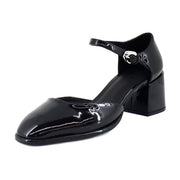 Black Patent Faux Leather