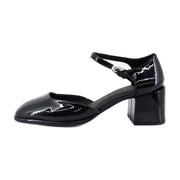 Black Patent Faux Leather