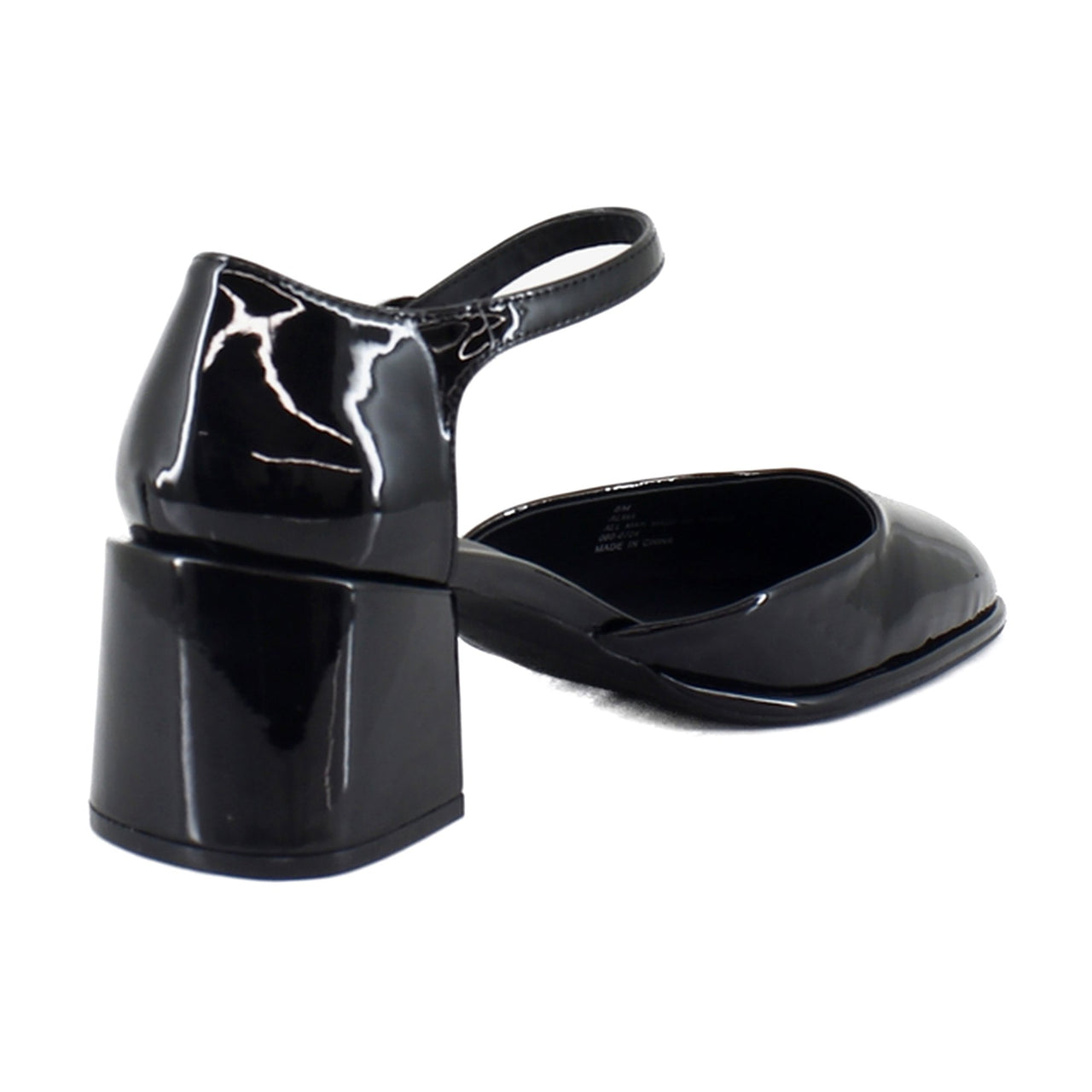 Black Patent Faux Leather