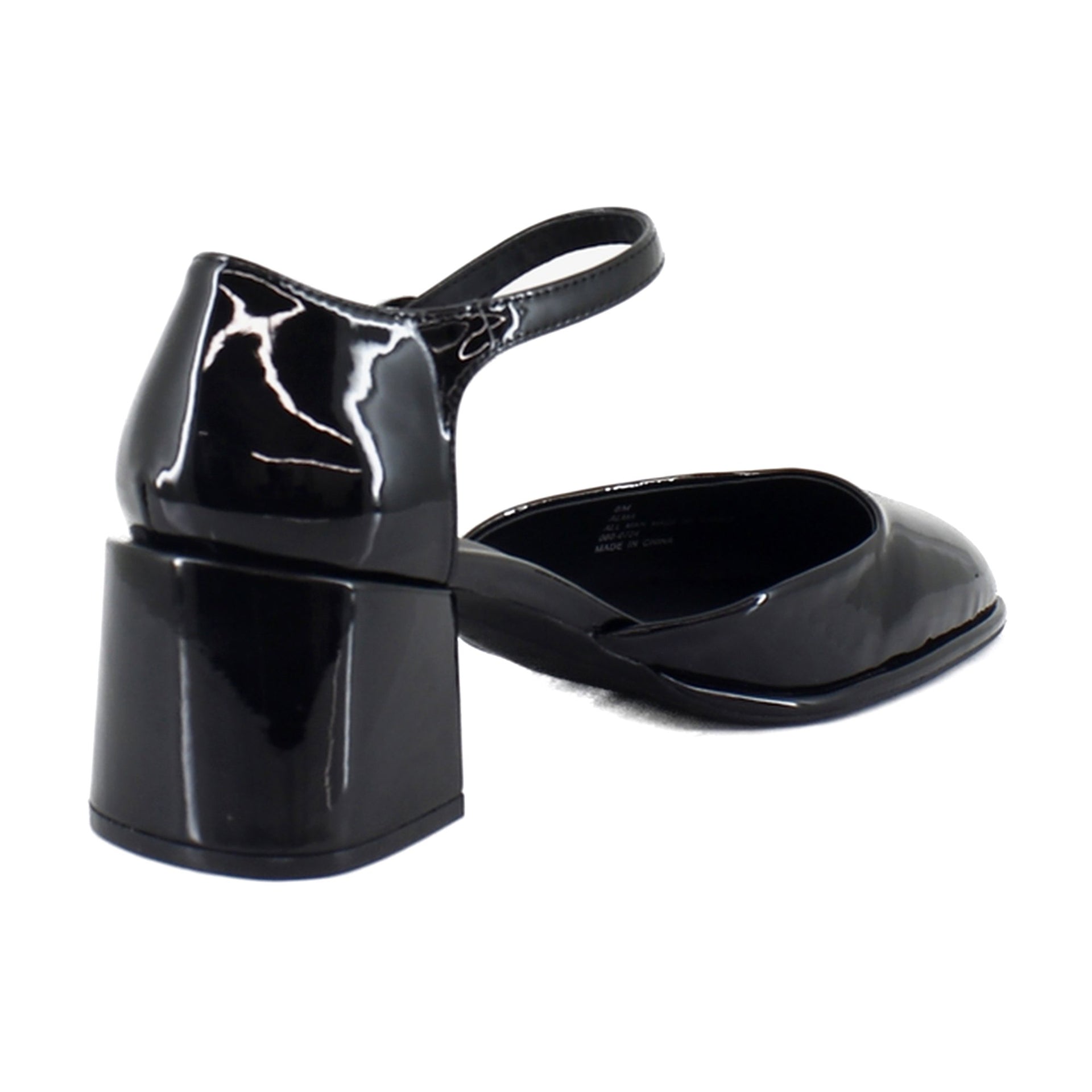 Black Patent Faux Leather