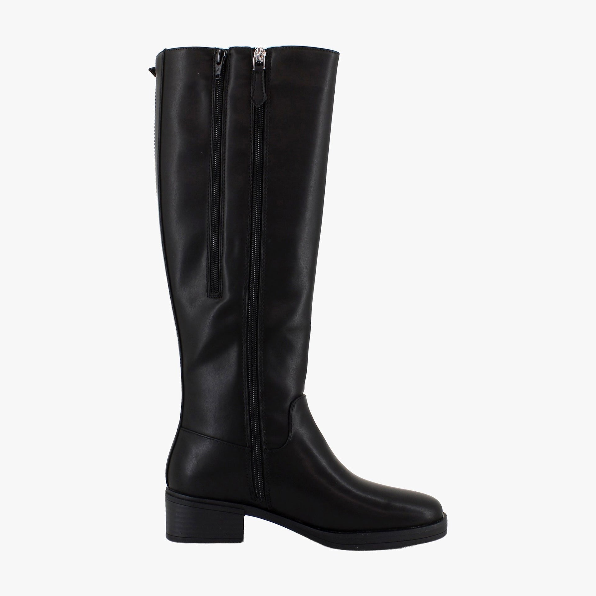 Black Faux Leather
