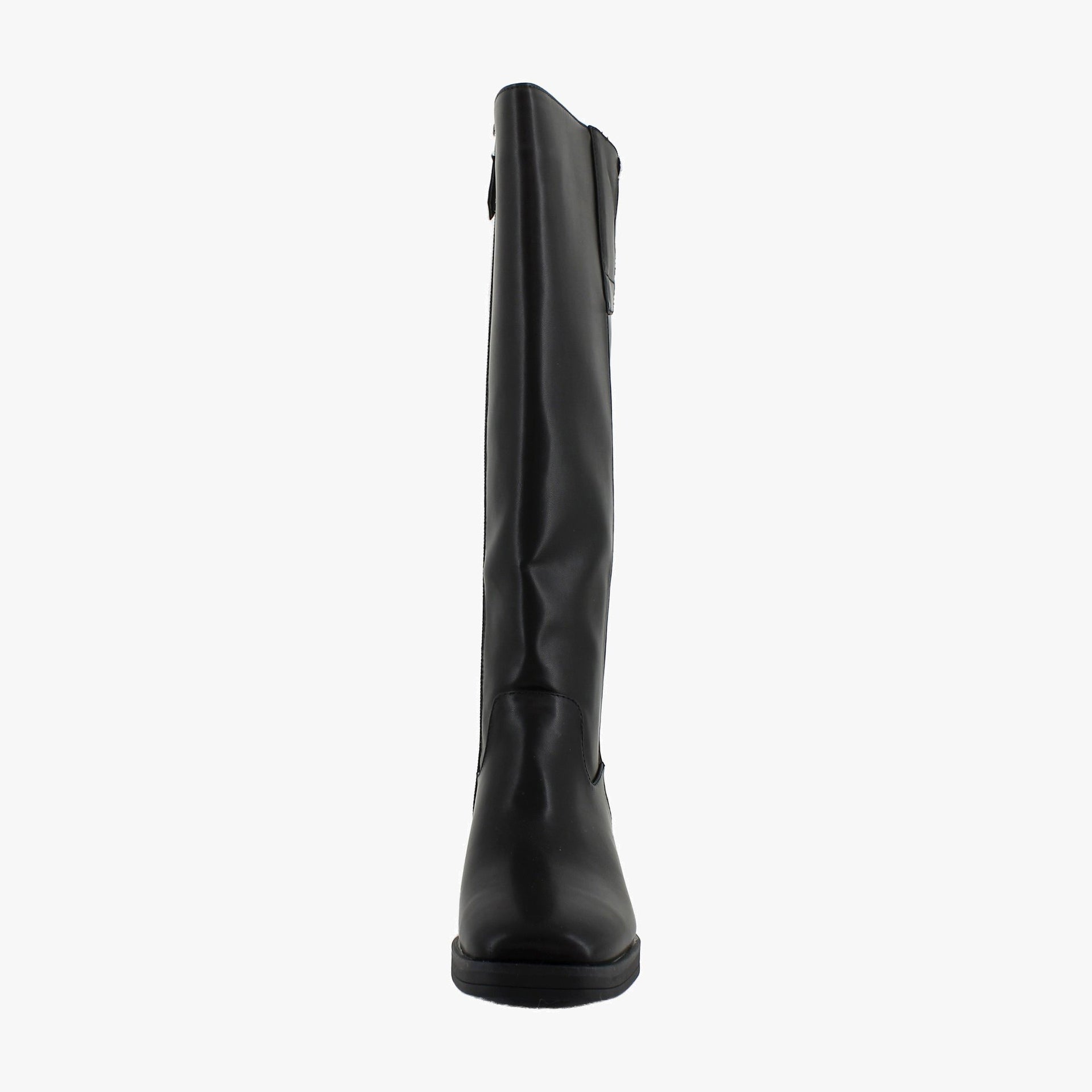 Black Faux Leather