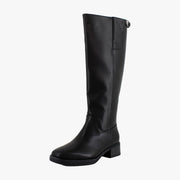 Black Faux Leather