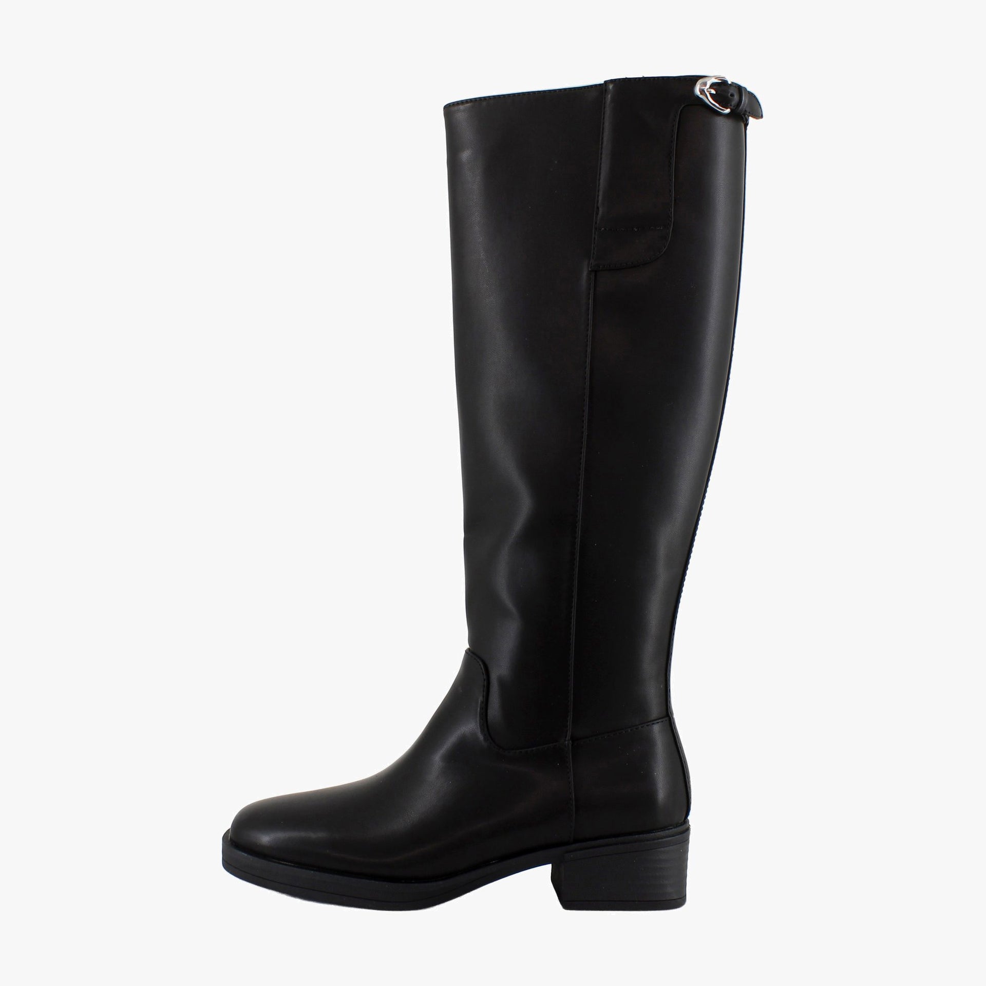 Black Faux Leather