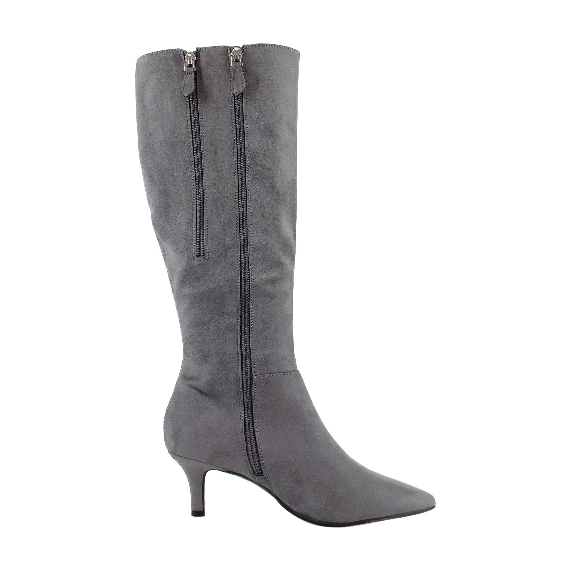 Thunder Grey Faux Suede