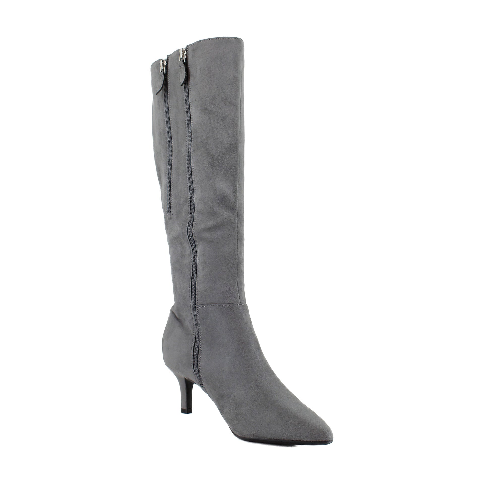 Thunder Grey Faux Suede