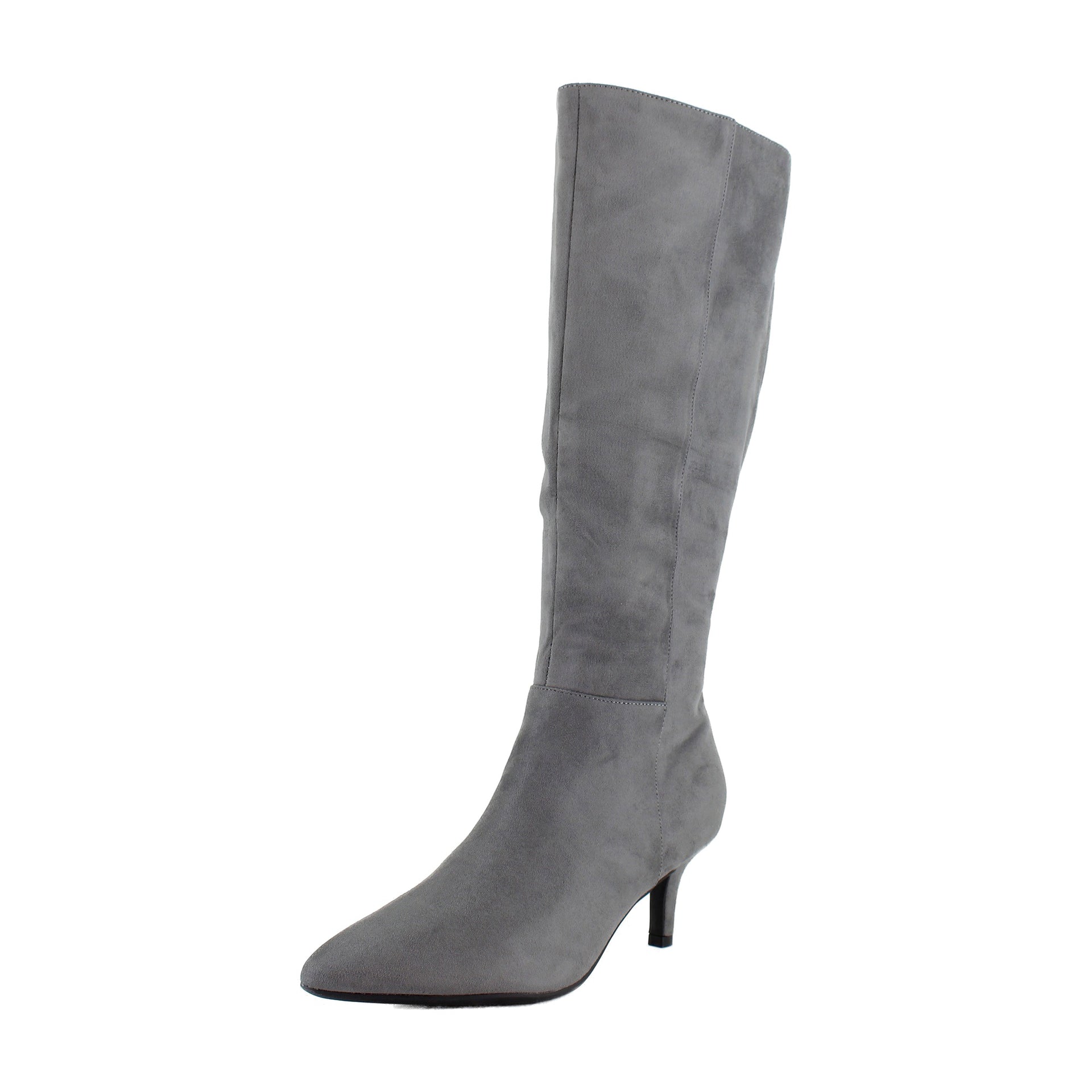 Thunder Grey Faux Suede