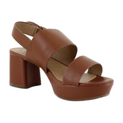 Cognac Faux Leather