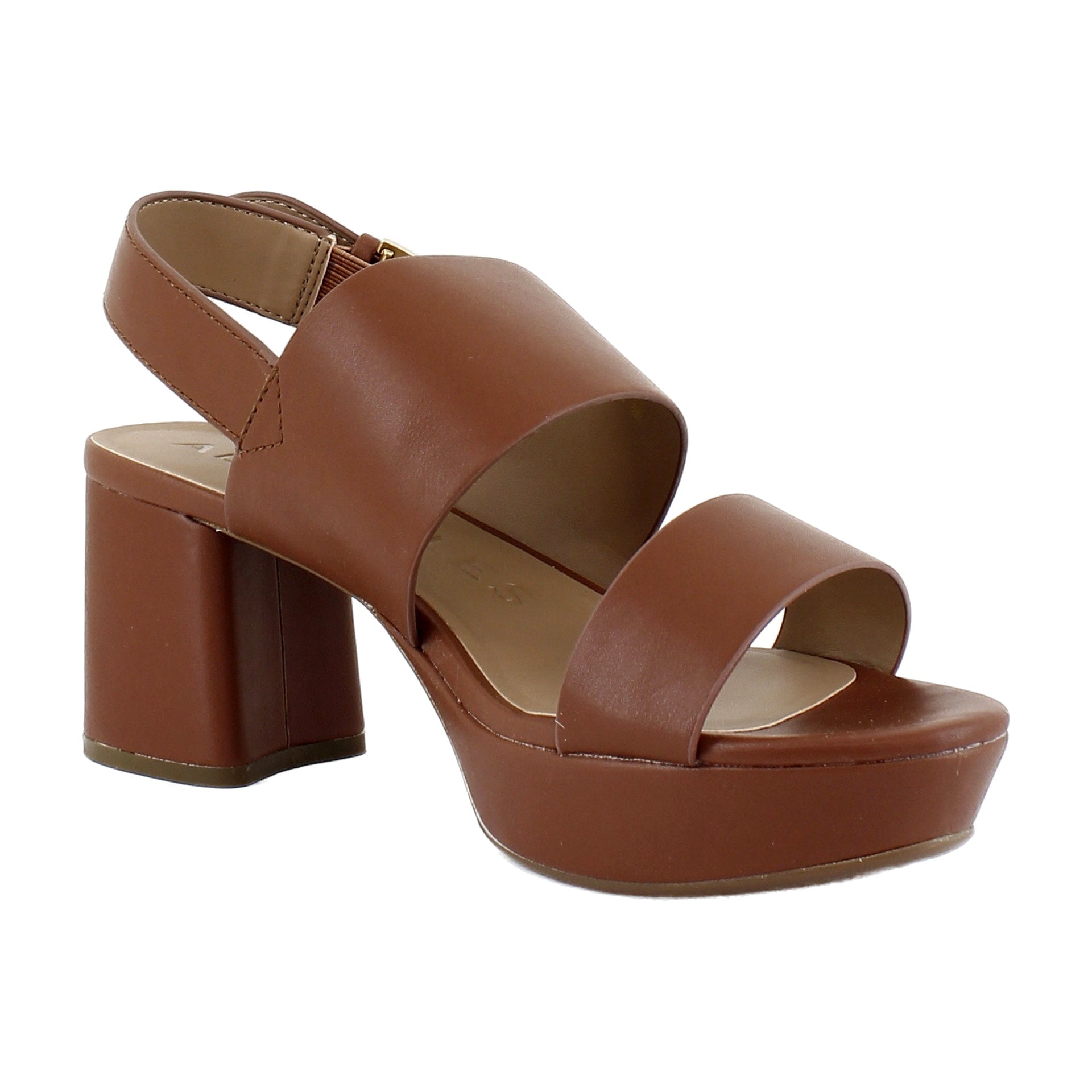 Cognac Faux Leather