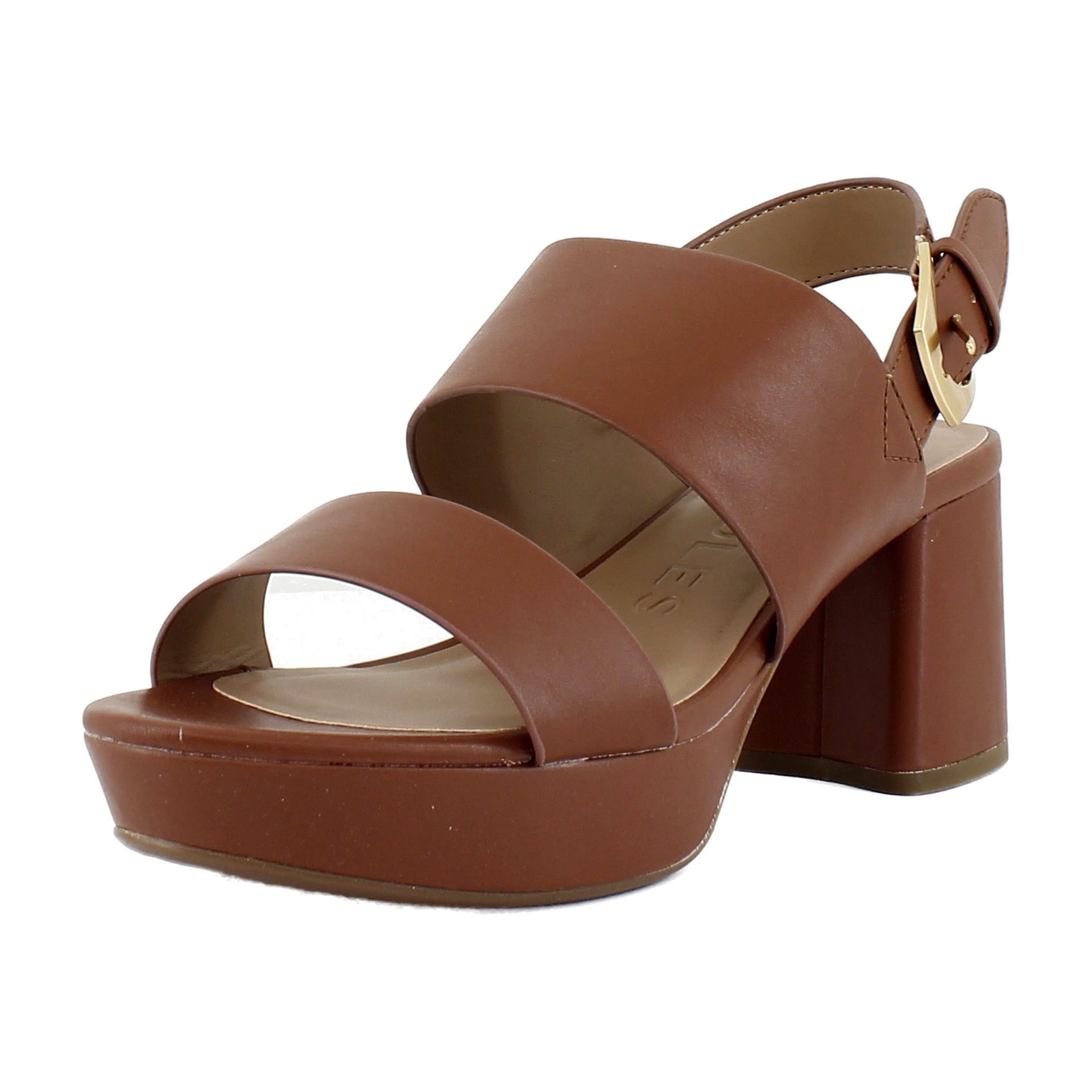 Cognac Faux Leather